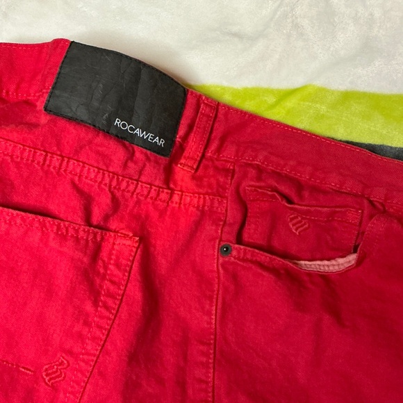 Rocawear Red Straight Men's Jeans. Size 38 - Picture 8 of 9
